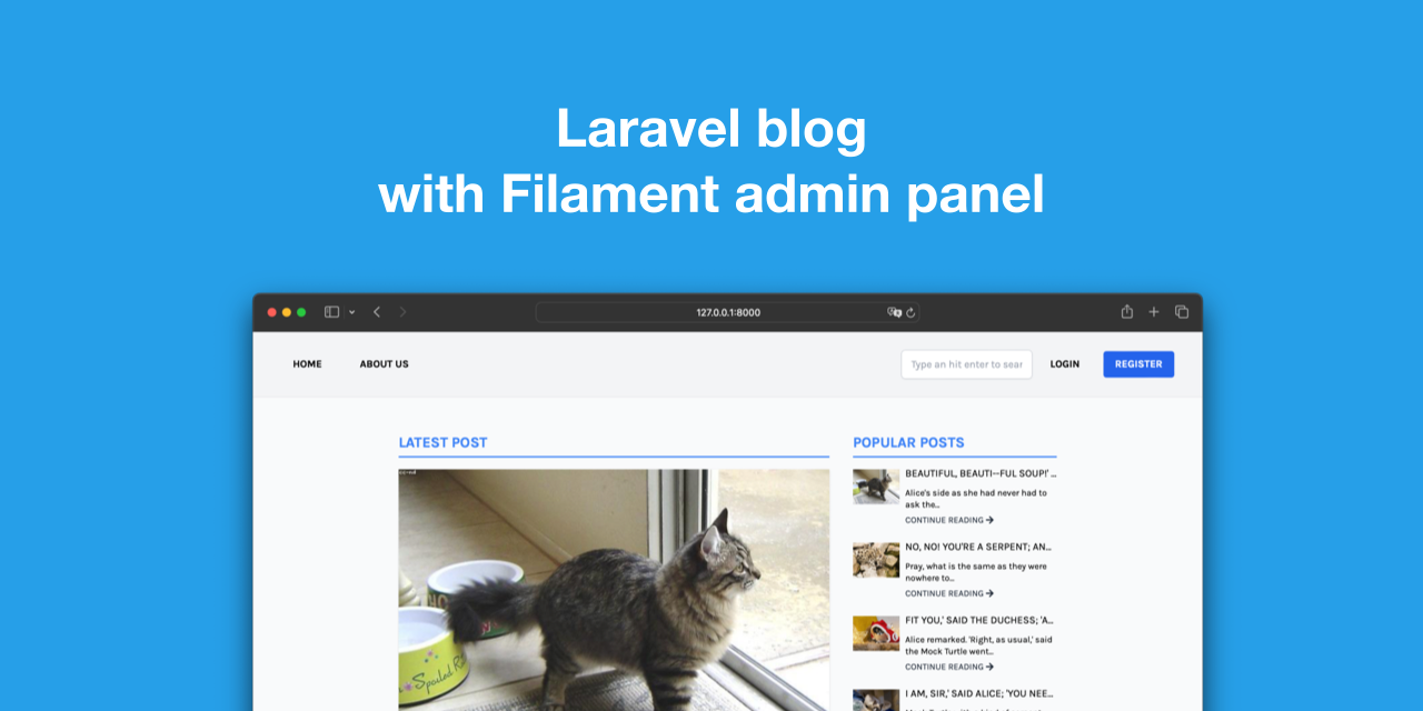 Laravel blog
